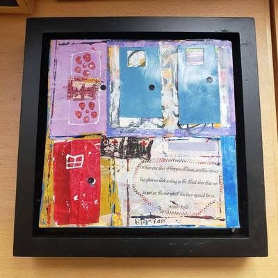 Collage and 3D Original Artwork by Eileen Ross & Karen Paquette (S-KD)