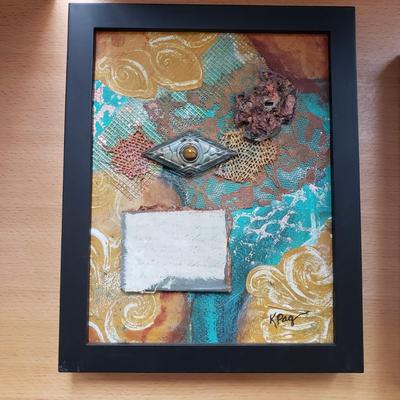 Collage and 3D Original Artwork by Eileen Ross & Karen Paquette (S-KD)