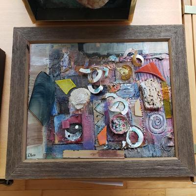 Collage and 3D Original Artwork by Eileen Ross & Karen Paquette (S-KD)