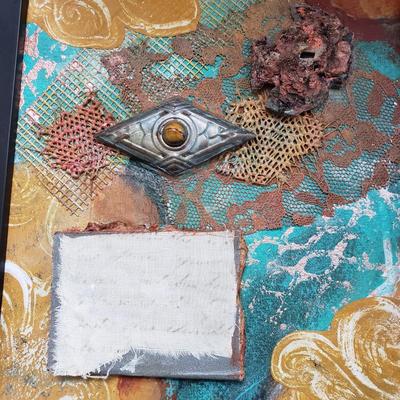 Collage and 3D Original Artwork by Eileen Ross & Karen Paquette (S-KD)