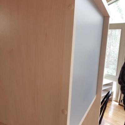 Eight Cubed Rolling Shelving Unit (S-KD)