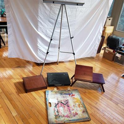 Adjustable Easel, Lap Boards and TV Tray (S-KD)