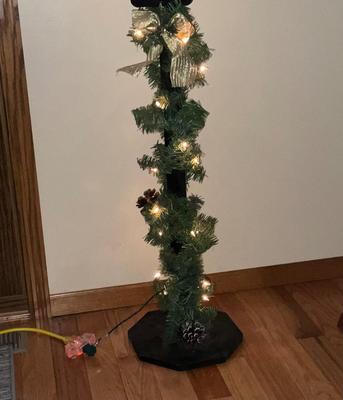 Lighted Christmas Wooden Decorations