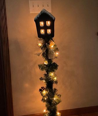 Lighted Christmas Wooden Decorations