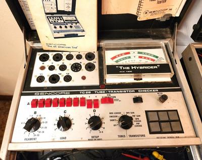 Lot #28 Garage Find - The Hybrider Tube Transistor Checker & Sencore Color Generator