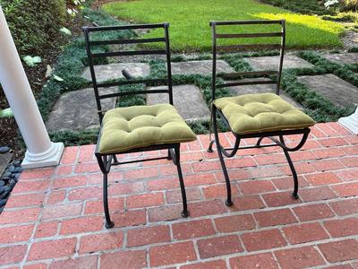 Outdoor Beveled Glass Top Table & Chairs