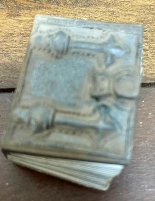 Christmas Decor Lot - German Bear, Mini Book, Mini Diorama, Keychain, Wood Box, etc