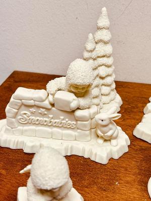 Snow Babies Department 56 Christmas Decor Lot