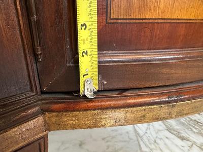 Granite Top Ornate Side Cabinet