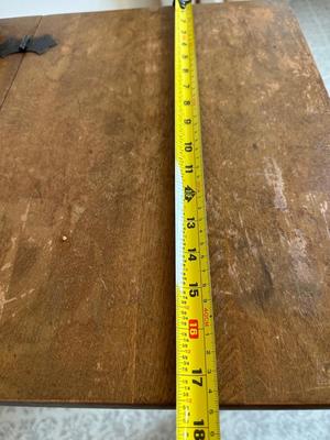 Vintage Solid Dough Box End Table
