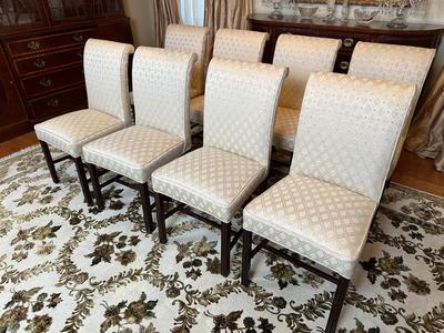 8 Upholstered Dining Room Chairs