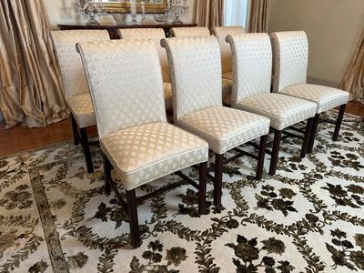 8 Upholstered Dining Room Chairs