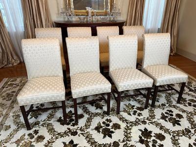 8 Upholstered Dining Room Chairs