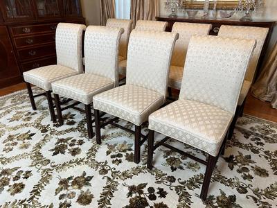 8 Upholstered Dining Room Chairs