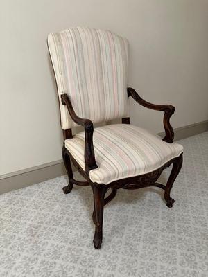 Vintage Carved Arm Chairs (See Details)