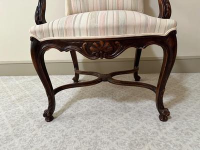 Vintage Carved Arm Chairs (See Details)