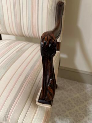 Vintage Carved Arm Chairs (See Details)