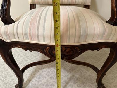 Vintage Carved Arm Chairs (See Details)