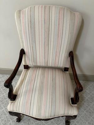 Vintage Carved Arm Chairs (See Details)