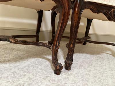 Vintage Carved Arm Chairs (See Details)