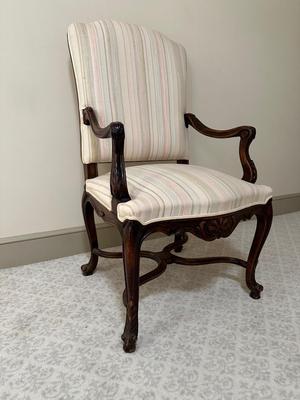 Vintage Carved Arm Chairs (See Details)