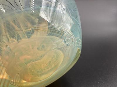 Art Glass Paperweight Signed