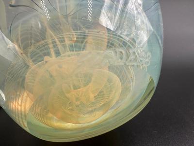 Art Glass Paperweight Signed