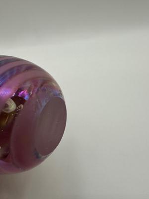Signed Art Glass Egg