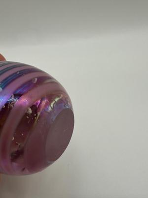 Signed Art Glass Egg