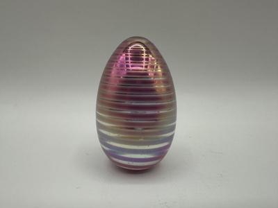 Signed Art Glass Egg