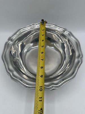 Wilton Columbia PA Pewter 10” Queen Anne Style Serving Punch Bowl