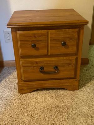 2 DRAWER NIGHT STAND