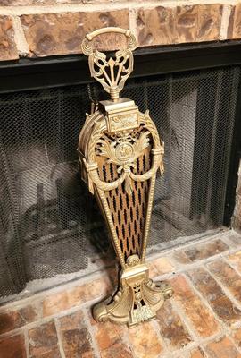Lot #36 Folding Brass Fireplace Screen