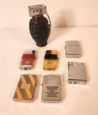 Lot #38 Vintage Lighter Lot - 7 pieces