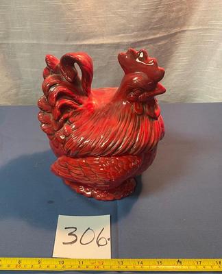 Cracked Chicken Cookie Jar