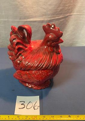 Cracked Chicken Cookie Jar