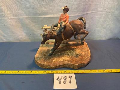 J P Kennedy Bareback Bronc Rider