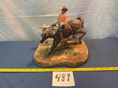 J P Kennedy Bareback Bronc Rider