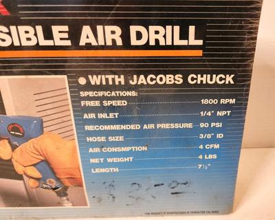 Lot #42 CHL-Hawk 3/8" Reversible Air Drill - new in box