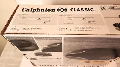 Lot #44 Calphalon Classic 12" Pan and Cover - new in box