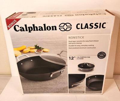 Lot #44 Calphalon Classic 12" Pan and Cover - new in box