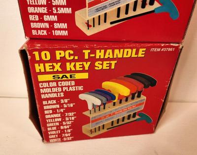 Lot #57 Lot of 2 HEX Key sets - new in box - Metric & SAE