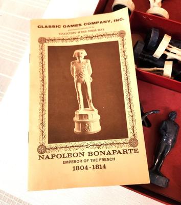 Lot #59 1966 Classic Game Company - NAPOLEON Chess set in original box