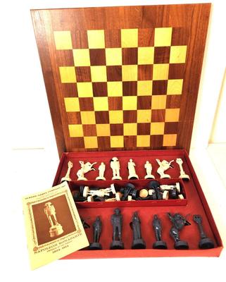 Lot #59 1966 Classic Game Company - NAPOLEON Chess set in original box