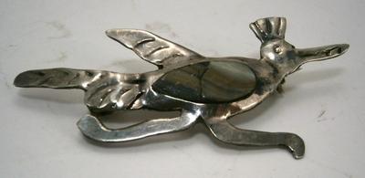 Vintage Mexican Sterling Silver Figural Bird Pin
