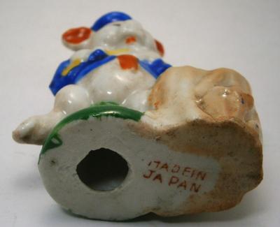 Vintage Three Little Pigs Flautist Pin Cushion