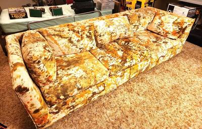 Lot #62 1970's sofa - OMG!