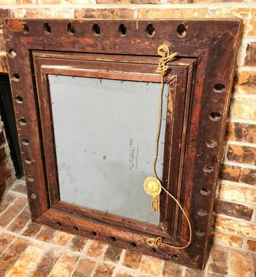 Lot #65 Antique Wall Mirror