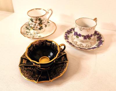 Lot #69 Lot of 3 sets Collectible Demi-tasse Sets