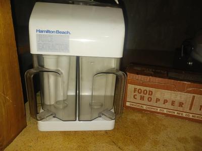 HAMILTON BEACH JUICER, FOOD CHOPPER